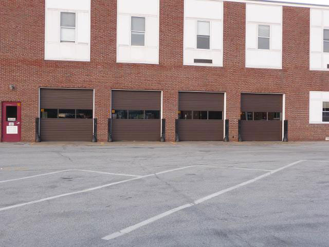 Four Brown Color Garage Doors