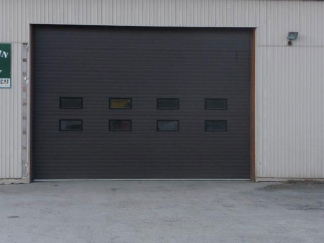 A Brown Color Garage Door